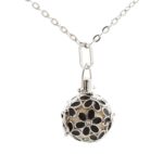 Stainless Steel Round Diffuser Necklace