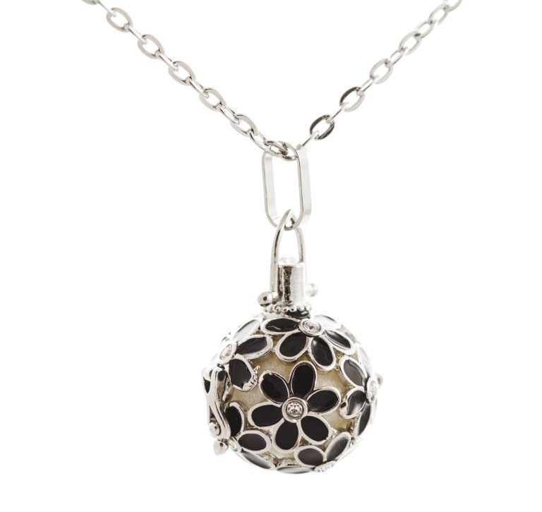 Stainless Steel Round Diffuser Necklace