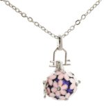 Stainless Steel Round Diffuser Necklace