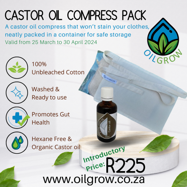 Castor Oil Compress Pack